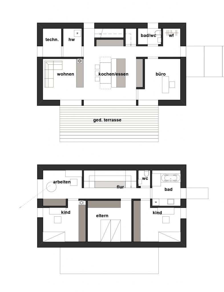 esist. Das Holzhaus von Niederleitner - Variante 1