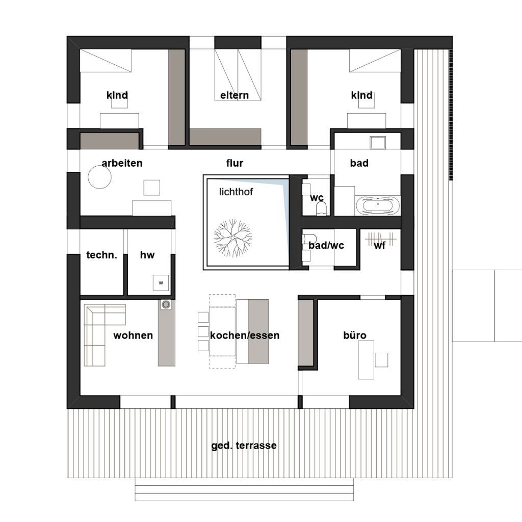 esist. Das Holzhaus von Niederleitner - Variante 3