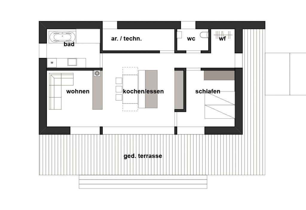 esist. Das Holzhaus von Niederleitner - Variante 4