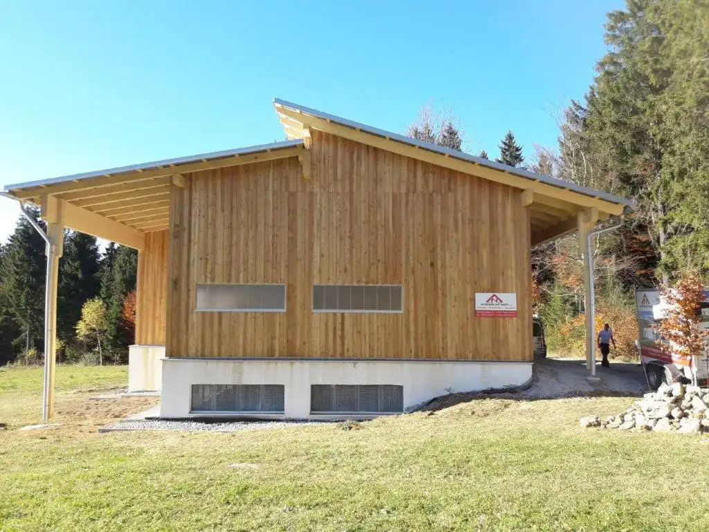 Beispiel für einen Hallenbau in Oberösterreich von Niederleitner