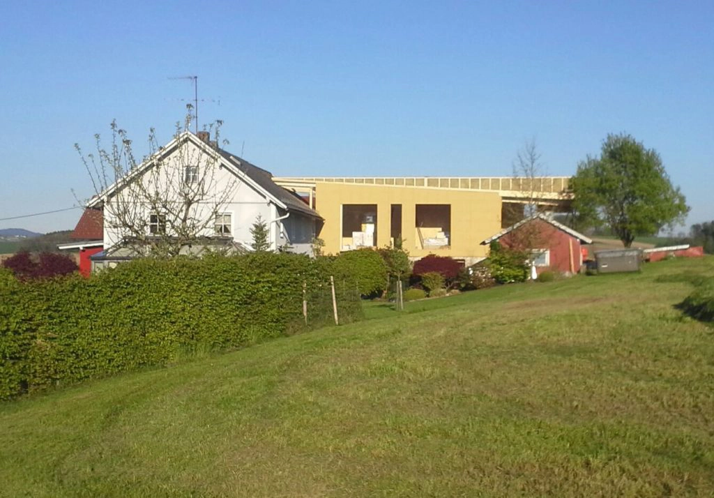 Holzriegelbau vom Holzbaumeister Niederleitner